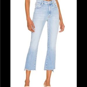 MOTHER Cropped Fray Jeans - DISTRESSED